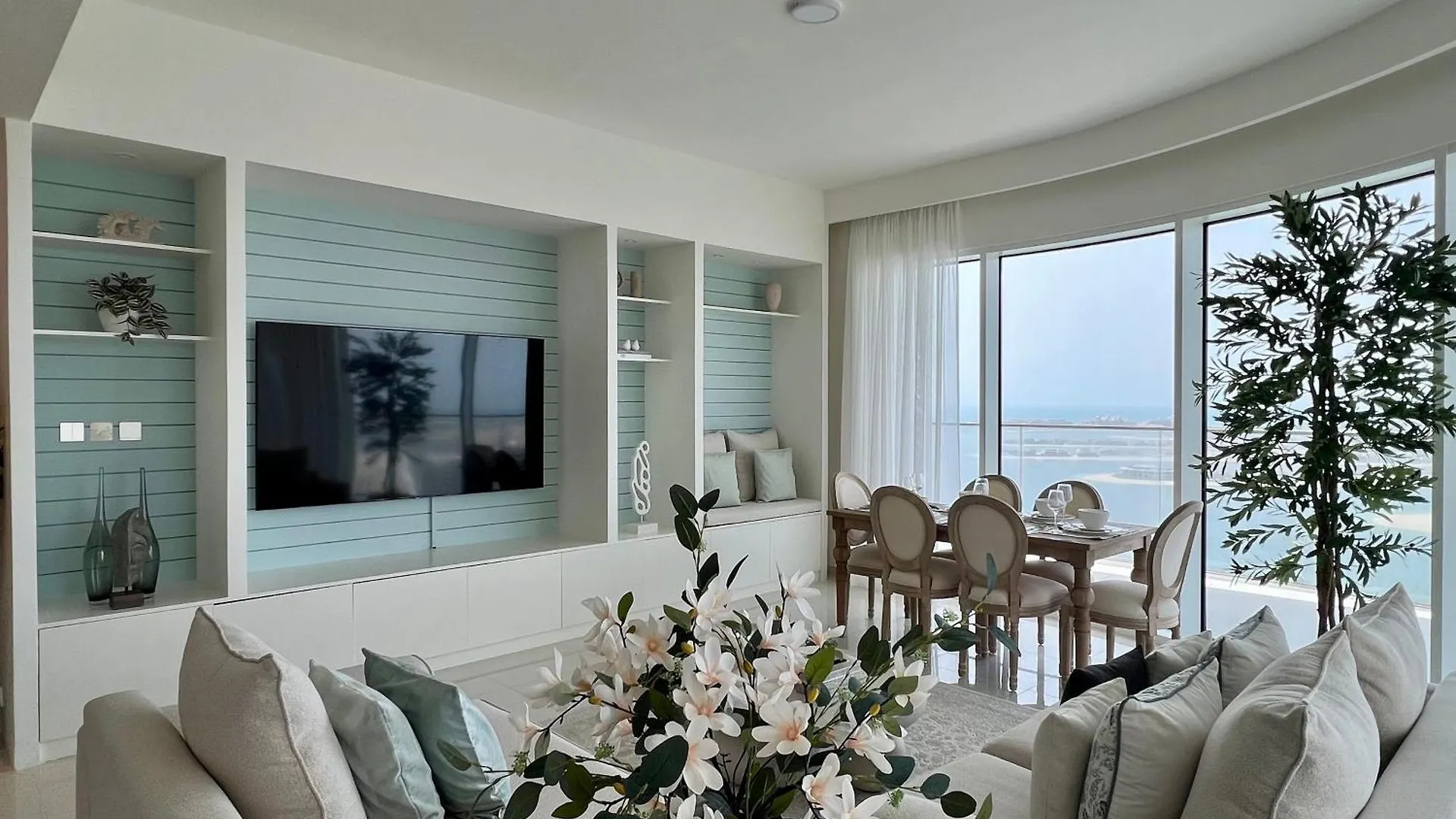 Maison Privee - Waterfront Living With Unparalleled Sea & Palm Vws Dubai Apartment